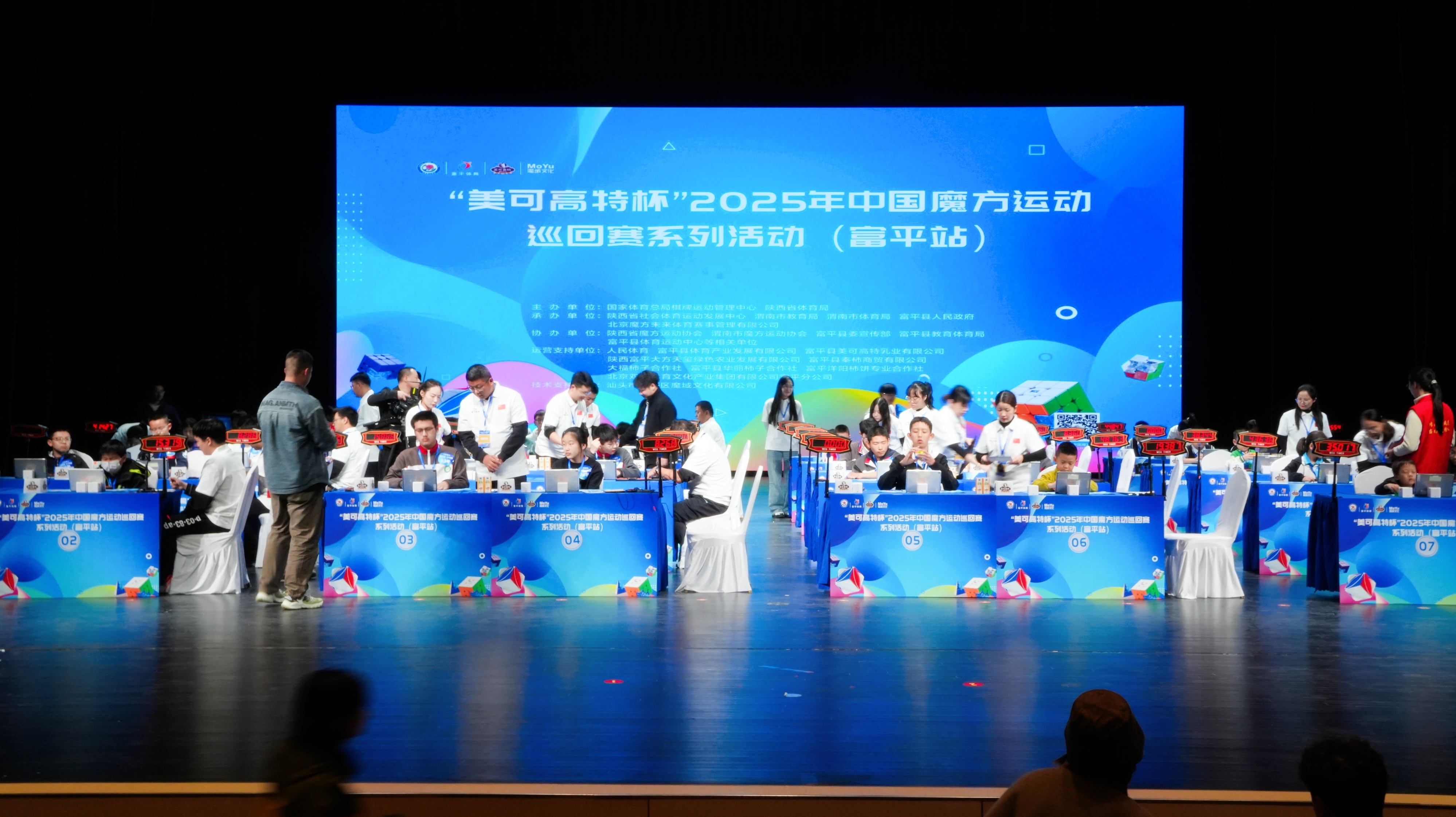 中国魔方运动巡回赛系列活动 (富平站) -团体接力赛事成绩